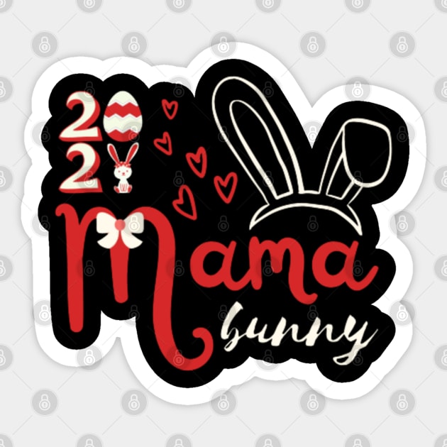 Mama Bunny 2021 Easter Day Sticker by ugurbaristas
